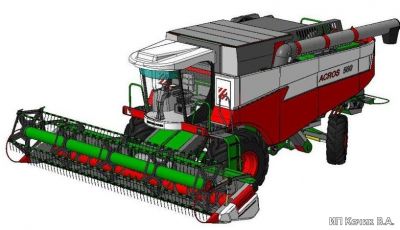 Комбайн зерноуборочный ACROS мануал, схемы, аппаратура, оборудование