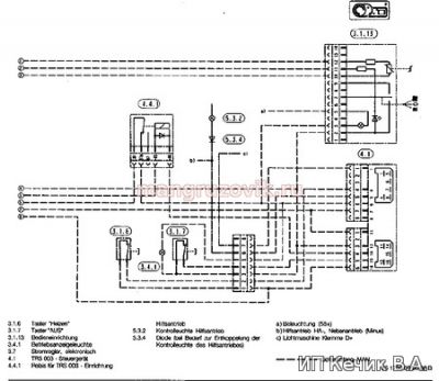 MAN F90 и F2000 электрическая схема D1LC\D3LC