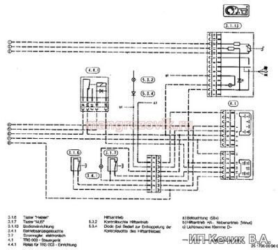 MAN F90 и F2000 электрическая схема D1LC\D3LC