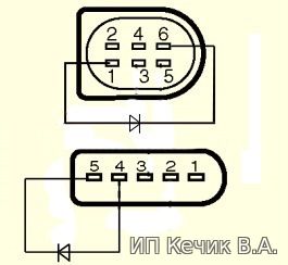 расходомер (MAF), обход диодом, Bosch